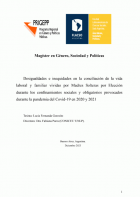 Desigualdades e inequidades en la conciliación de la vida laboral y familiar vividas por madres solteras por elección durante los confinamientos sociales y obligatorios provocados durante la pandemia del Covid-19 en 2020 y 2021